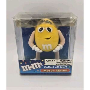 M&Ms Candy Motor‎ Mates Dash or Antennae Ornament Yellow 2003 Official